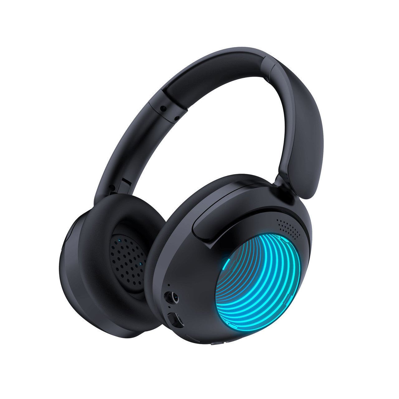 Laser Infinity Light Bluetooth Headphones – Wireless Over-Ear Headset with LED Lights & Hi-Fi Sound