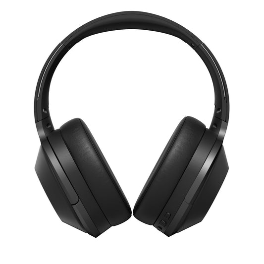 "Laser Wireless ENC Headphones – Bluetooth Over-Ear Headset with Environmental Noise Cancellation – Black