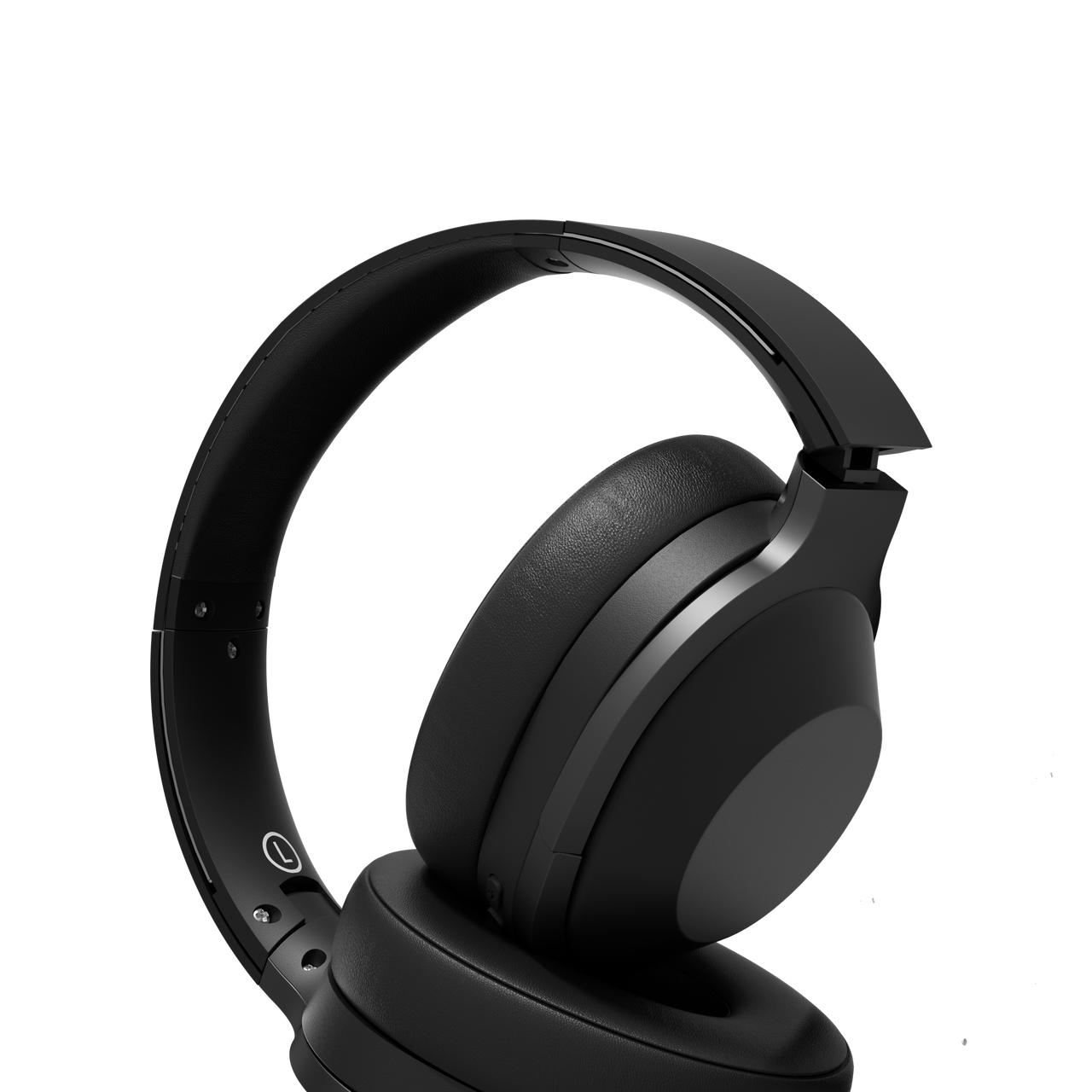 "Laser Wireless ENC Headphones – Bluetooth Over-Ear Headset with Environmental Noise Cancellation – Black