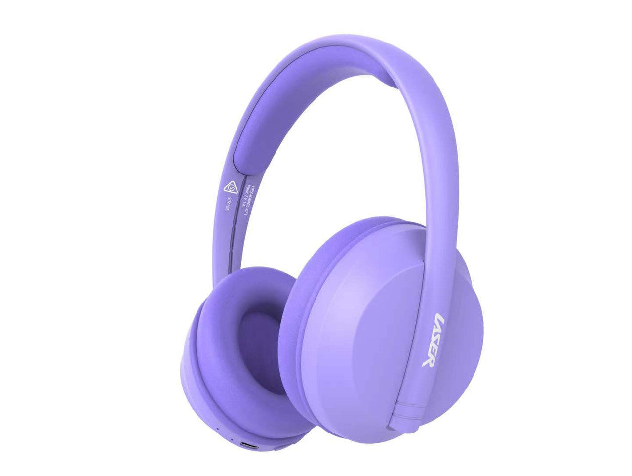 Laser Kids Headphones – Volume Limited, Active Noise Cancelling (ANC), Comfortable Fit – Lilac