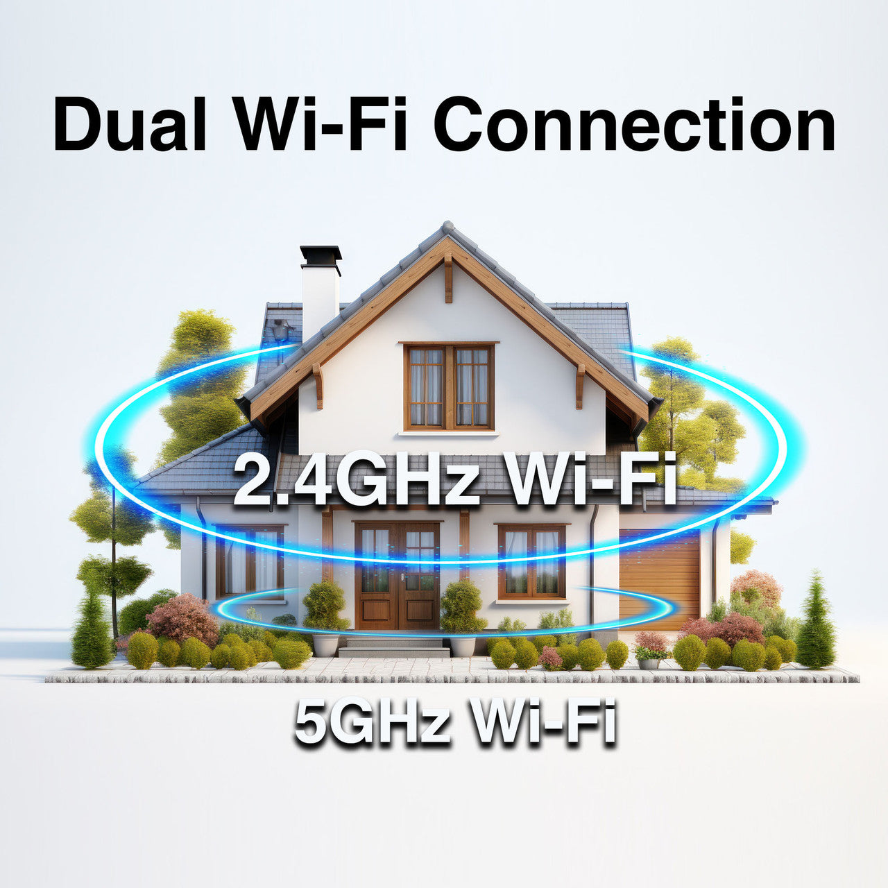 Laser FHD Outdoor Solar Security Camera – Pan Tilt WiFi Surveillance System with Night Vision – Weatherproof – White