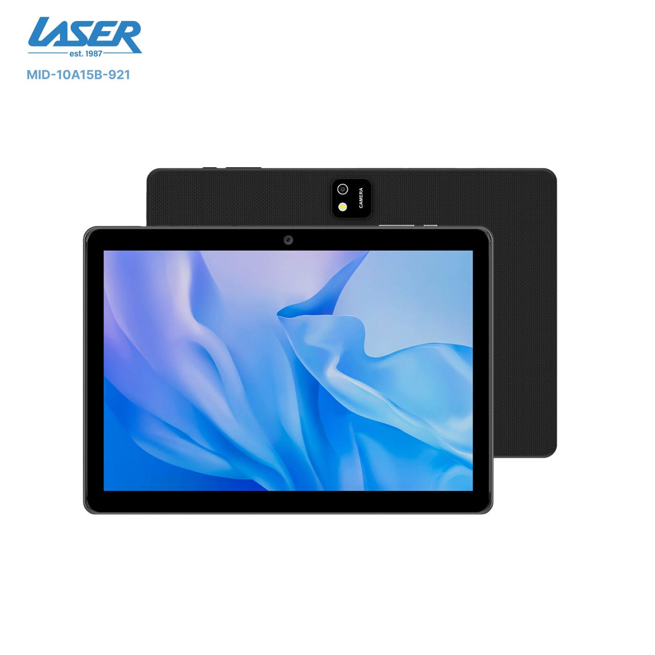 Laser 10-Inch Android Tablet – 64GB Storage with Protective Case – Wi-Fi, Touchscreen, Portable Design