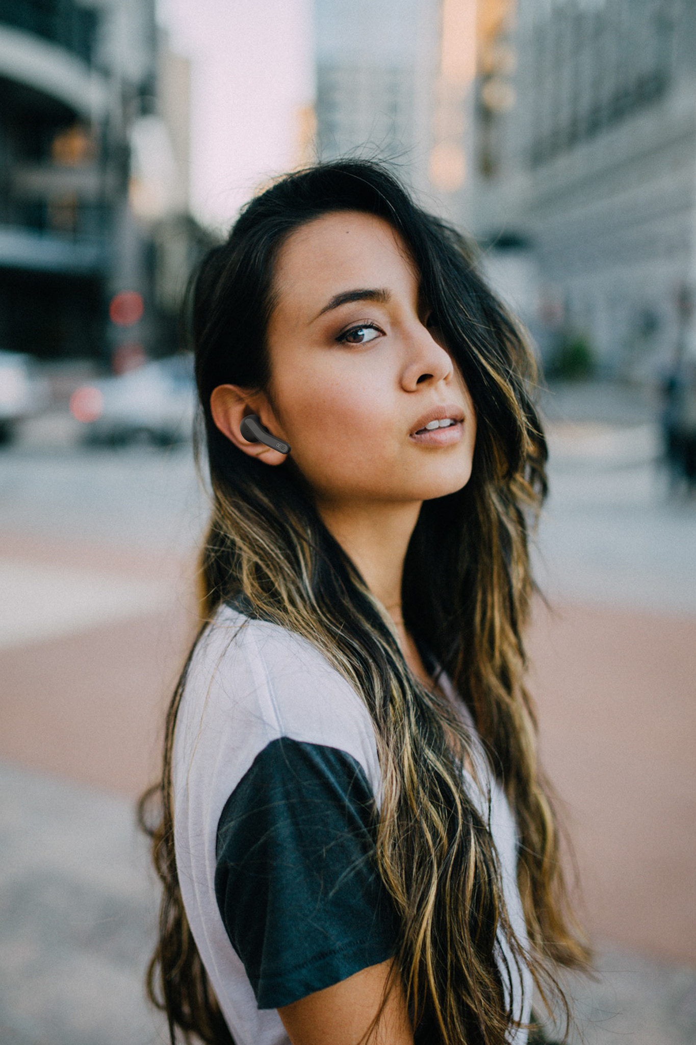 HYPHEN Wireless Bluetooth Earbuds – True Wireless Headphones with Charging Case – Black