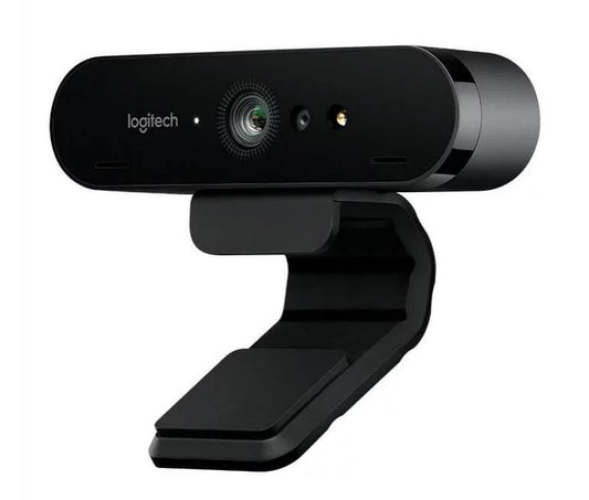 Logitech BRIO 4K Ultra HD Webcam – HDR, RightLight 3, Auto Focus, 5X HD Zoom, Infrared Sensor, Windows Hello, for Video Conferencing & Streaming
