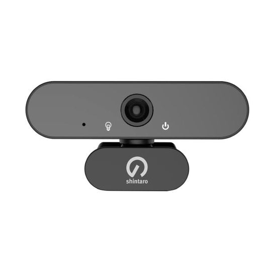 Shintaro SH-170 1080p HD Webcam – 360° Rotatable, 30FPS, USB Plug & Play for Video Calls & Streaming