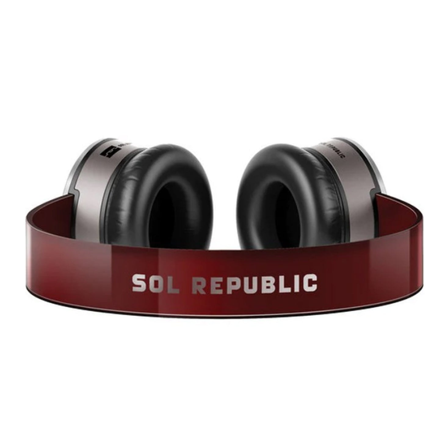SOL Republic Tracks HD V10 On-Ear Wired Headphones – High-Definition Sound, Red