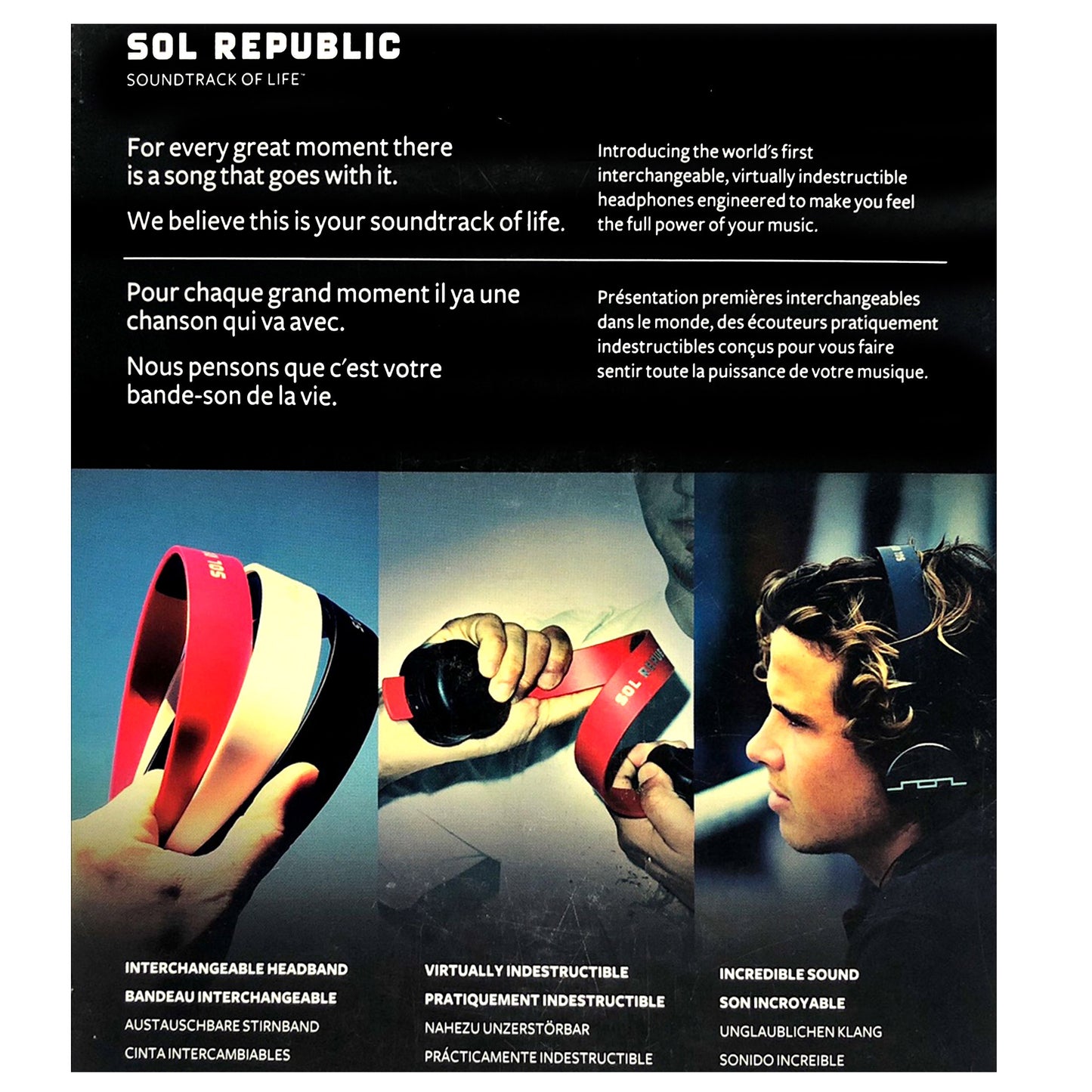 SOL Republic Tracks HD V10 On-Ear Wired Headphones – High-Definition Sound, Red