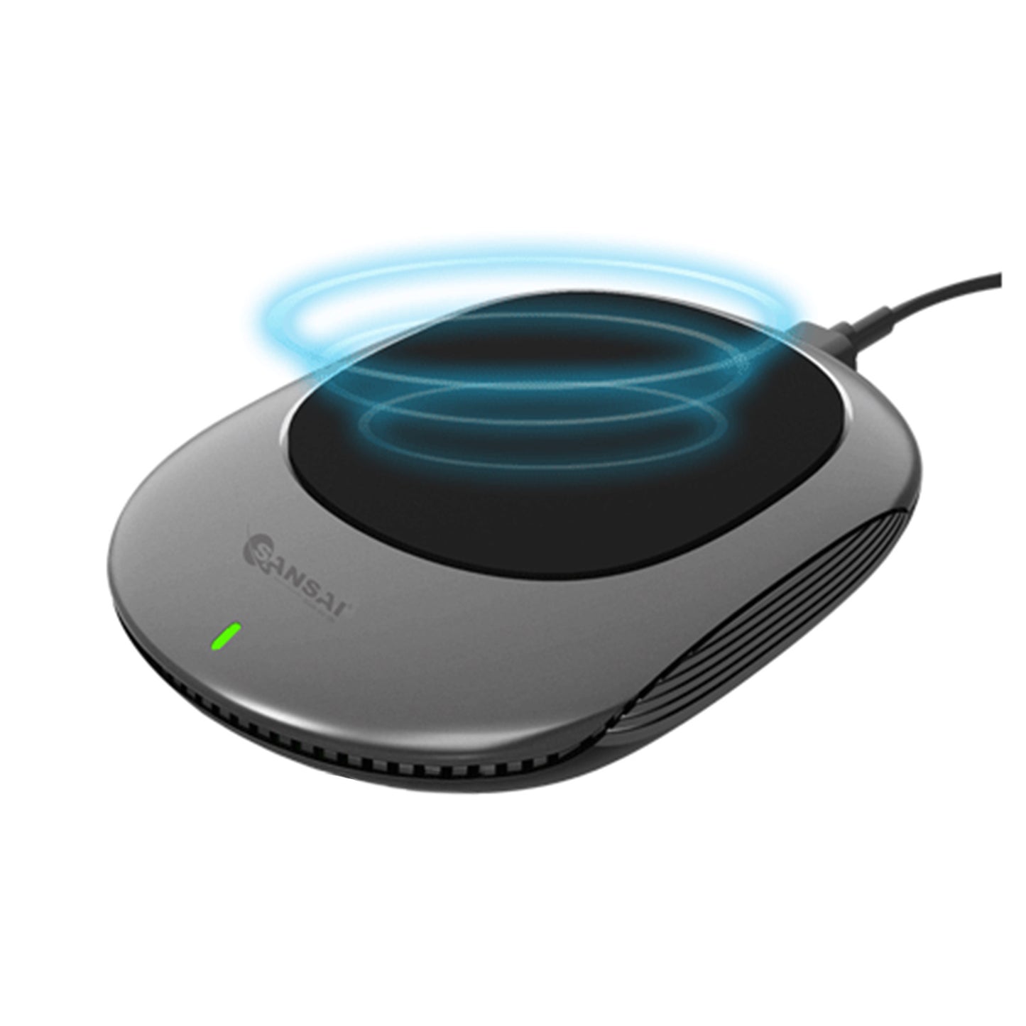 2X Sansai Wireless Charging Pads – Qi-Certified Fast Chargers for iPhone, Samsung & Android Devices