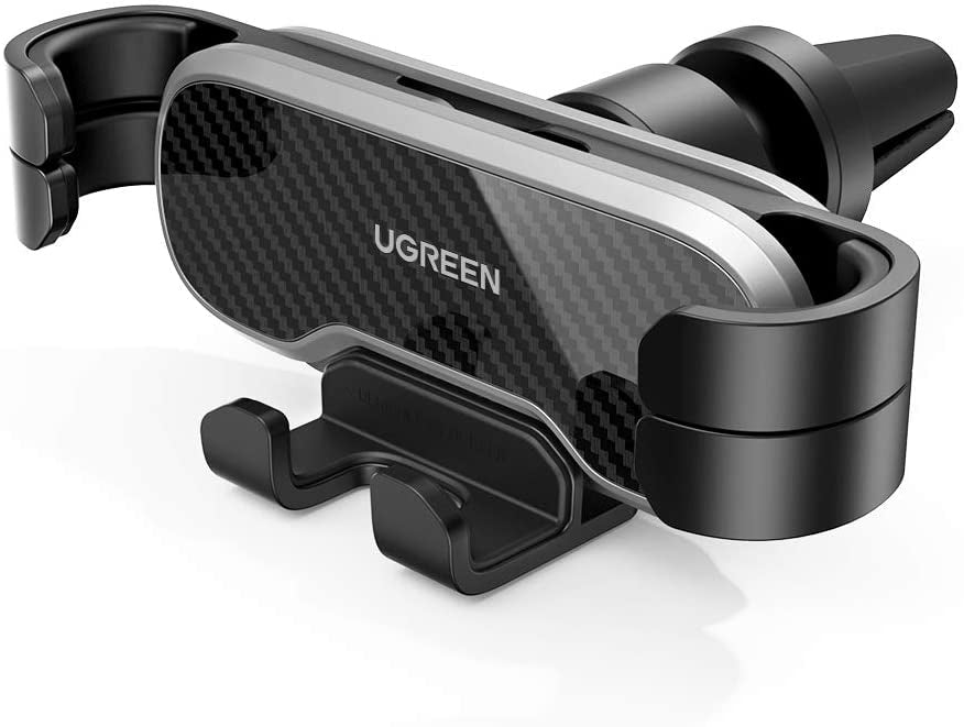 UGREEN Gravity Phone Holder for Car – Air Vent Mount, Auto-Lock Cradle – Model 80539