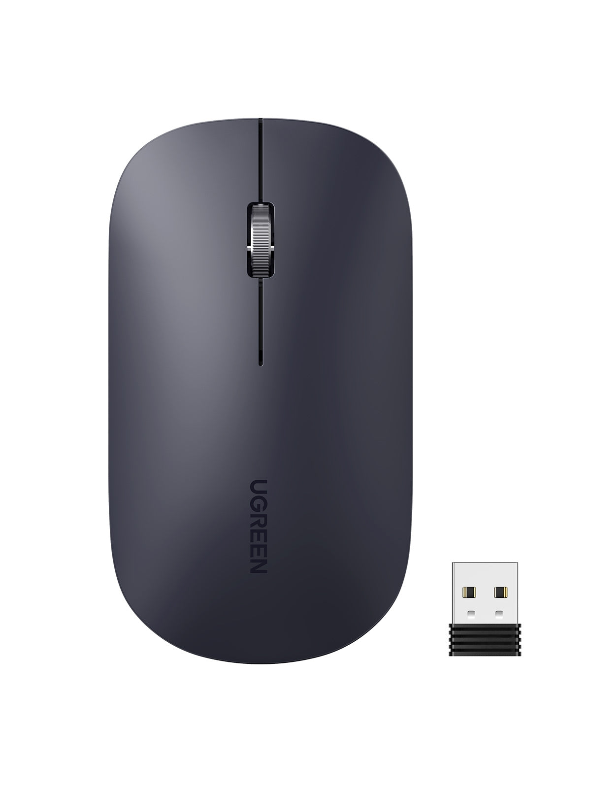 UGREEN 90372 Slim 2.4G Wireless Mouse – Compact Ergonomic Optical Mouse with USB Receiver