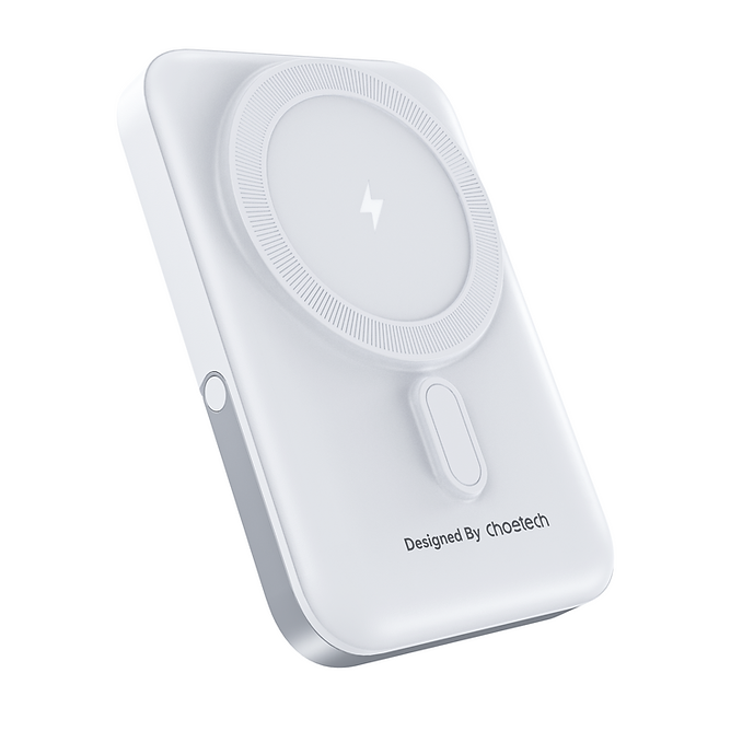 CHOETECH B743-WH 10000mAh PD 20W Magnetic Power Bank with Holder – White