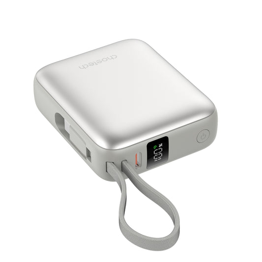 CHOETECH B832-SL PowerLeap 10000mAh Power Bank – 35W Fast Charging, Dual Port Output – Compact & Portable