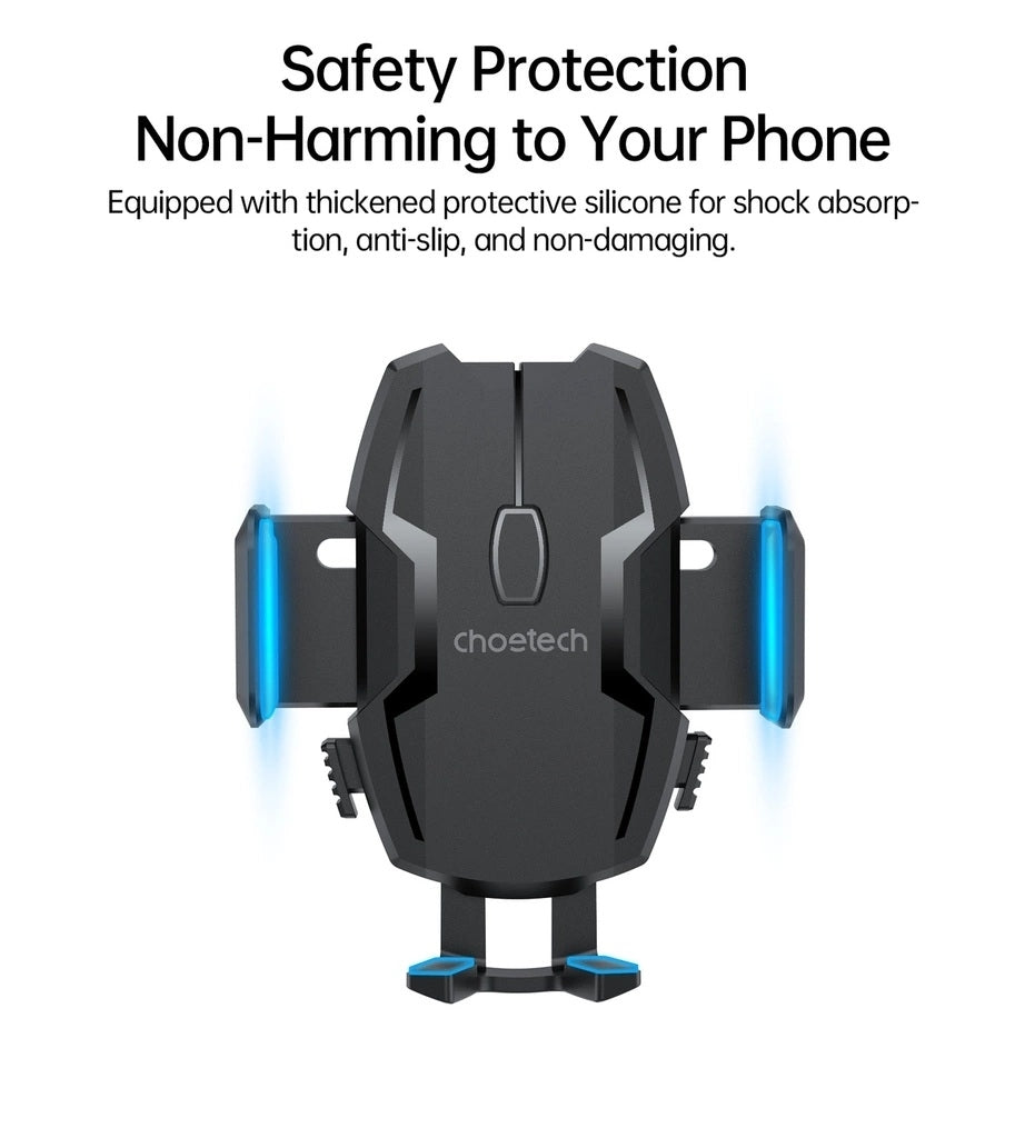CHOETECH H043 Car Phone Mount – Dashboard & Windshield Holder, Adjustable Universal Cradle