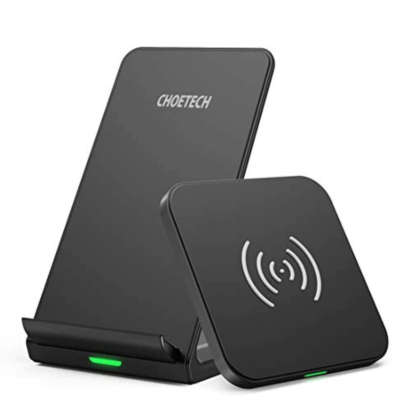 CHOETECH MIX00087 (T524S + T511S) Qi Wireless Charger Combo – 10W/7.5W Fast Charging Stand & Pad for iPhone, Samsung & Qi-Enabled Devices