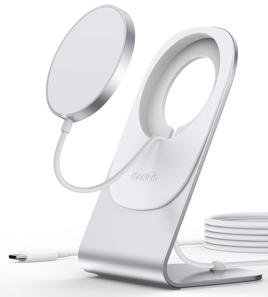 CHOETECH MIX00117SL MagSafe Fast Wireless Charger Stand – Holder for iPhone 13/12 (H047 + T517