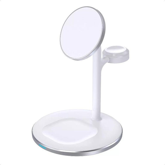 CHOETECH T585-F 3-in-1 Wireless Charging Station Dock – Fast Charger for iPhone, Apple Watch & AirPods