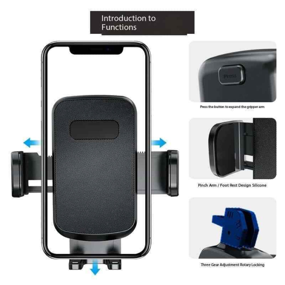 Universal Car Phone Holder – Dashboard Mount, Hands-Free Stand for All Smartphones