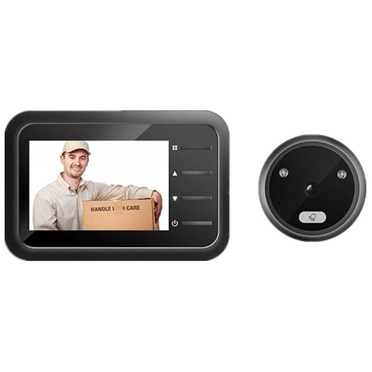 Smart Cat Eye Video Doorbell – 2.4” HD Electronic Viewer, Home Security Camera, Motion Detection