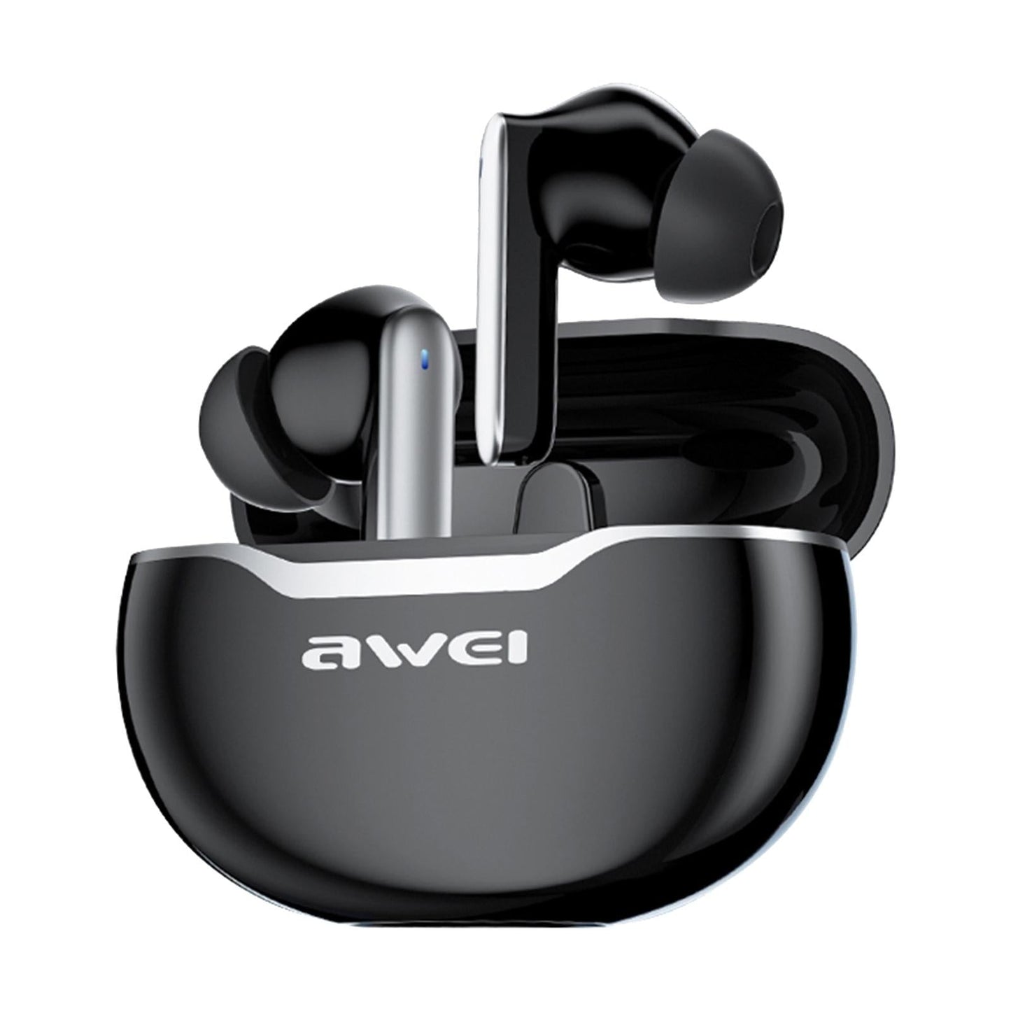 T50 True Wireless Gaming Earbuds – Low Latency, Bluetooth 5.3, LED Charging Case, Noise Reduction, Clear Mic