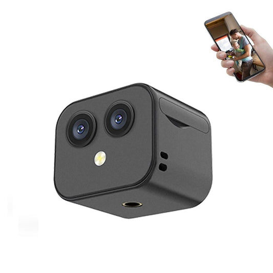 Wireless Dual Lens 4K Camera with Remote Monitoring. HD Security Surveillance Camera