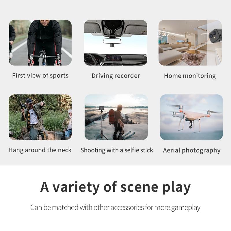 Wireless Dual Lens 4K Camera with Remote Monitoring. HD Security Surveillance Camera