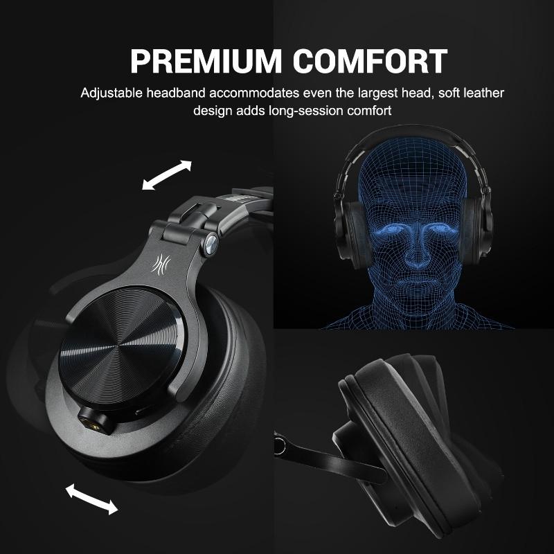Wireless Bluetooth Headset – Black, Noise Cancelling Mic, Long Battery Life, Comfortable Fit