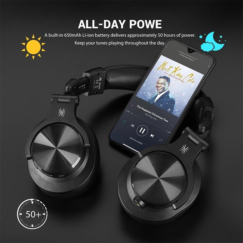 Wireless Bluetooth Headset – Black, Noise Cancelling Mic, Long Battery Life, Comfortable Fit