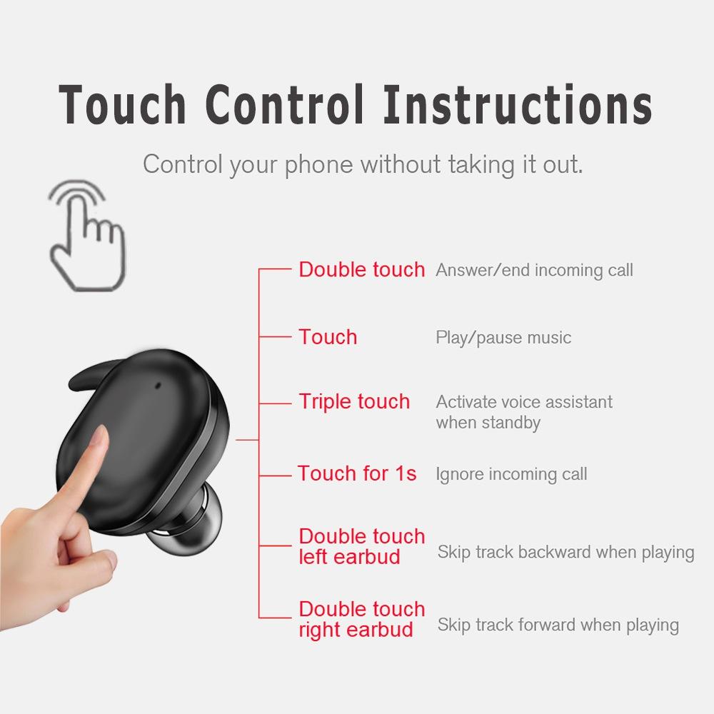 Mini Wireless Bluetooth 5.0 In-Ear Earphone – Compact, Lightweight & Portable