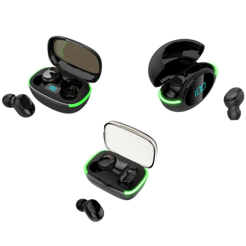 Y60 TWS 5.1 Wireless In-Ear Gaming Headphones – Breathing Light, Low Latency, Noise Cancelling, Charging Case