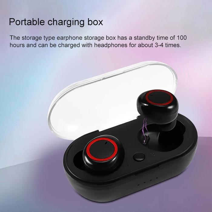 BTH-K08 TWS V5.0 Wireless Stereo Bluetooth Headset – True Wireless Earbuds with Charging Case