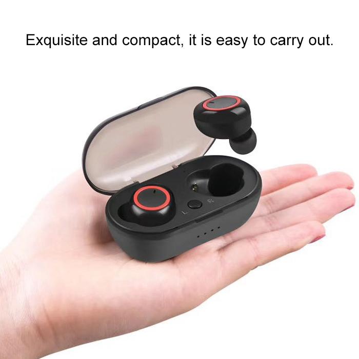 BTH-K08 TWS V5.0 Wireless Stereo Bluetooth Headset – True Wireless Earbuds with Charging Case
