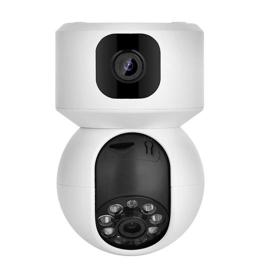 Wireless Smart PTZ Security Camera – 2MP Dual Lens, Auto Tracking, Night Vision, WiFi Surveillance Cam