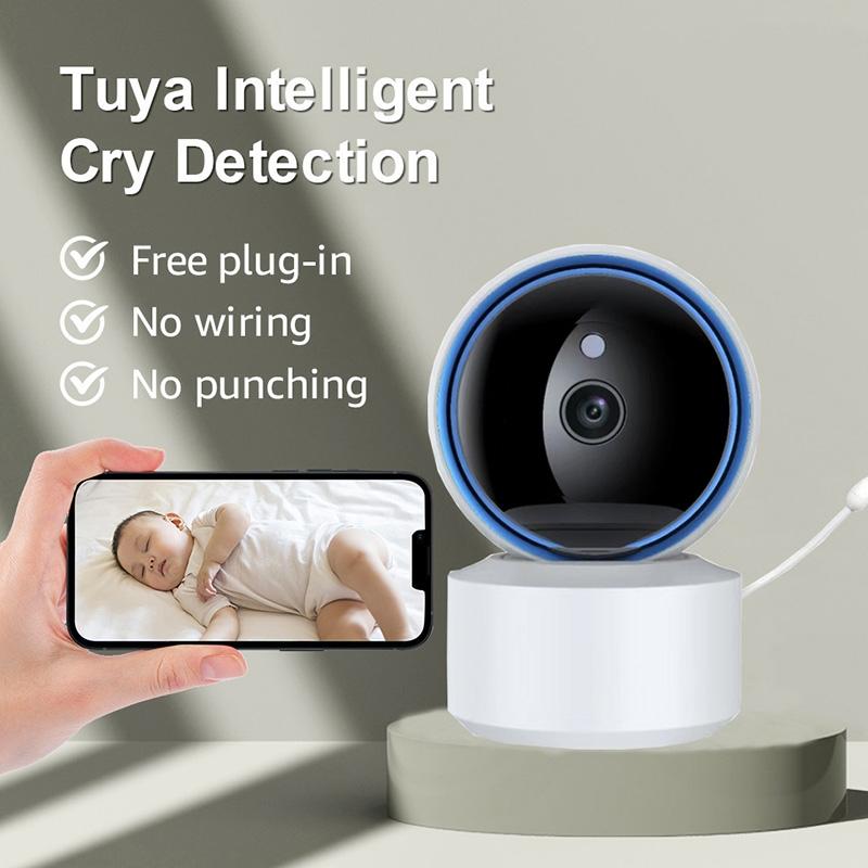 Smart WiFi PTZ Baby Monitor with 3MP Camera | Remote Pan-Tilt-Zoom, Night Vision & Two-Way Audio