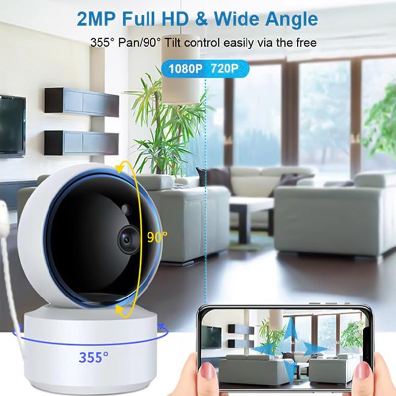 Smart WiFi PTZ Baby Monitor with 3MP Camera | Remote Pan-Tilt-Zoom, Night Vision & Two-Way Audio