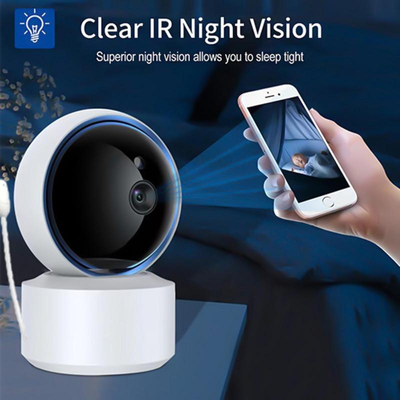 Smart WiFi PTZ Baby Monitor with 3MP Camera | Remote Pan-Tilt-Zoom, Night Vision & Two-Way Audio