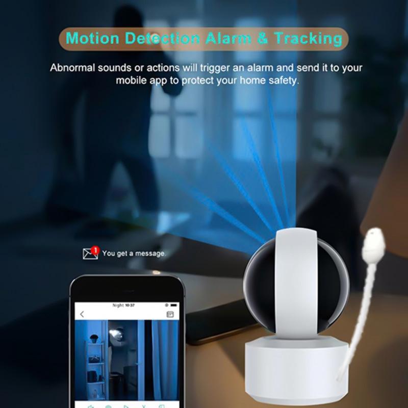 Smart WiFi PTZ Baby Monitor with 3MP Camera | Remote Pan-Tilt-Zoom, Night Vision & Two-Way Audio