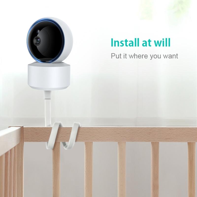 Smart WiFi PTZ Baby Monitor with 3MP Camera | Remote Pan-Tilt-Zoom, Night Vision & Two-Way Audio