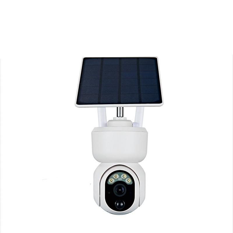 Smart Solar PTZ Camera – Full-Color Night Vision, AI Motion Detection, Outdoor Wireless Security