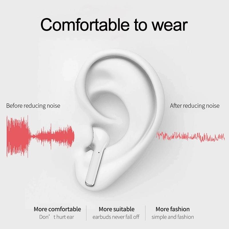 Wireless Charging Full-Touch TWS Bluetooth Headset 5.0 – True Wireless Stereo Earbuds, No Pairing Code Needed