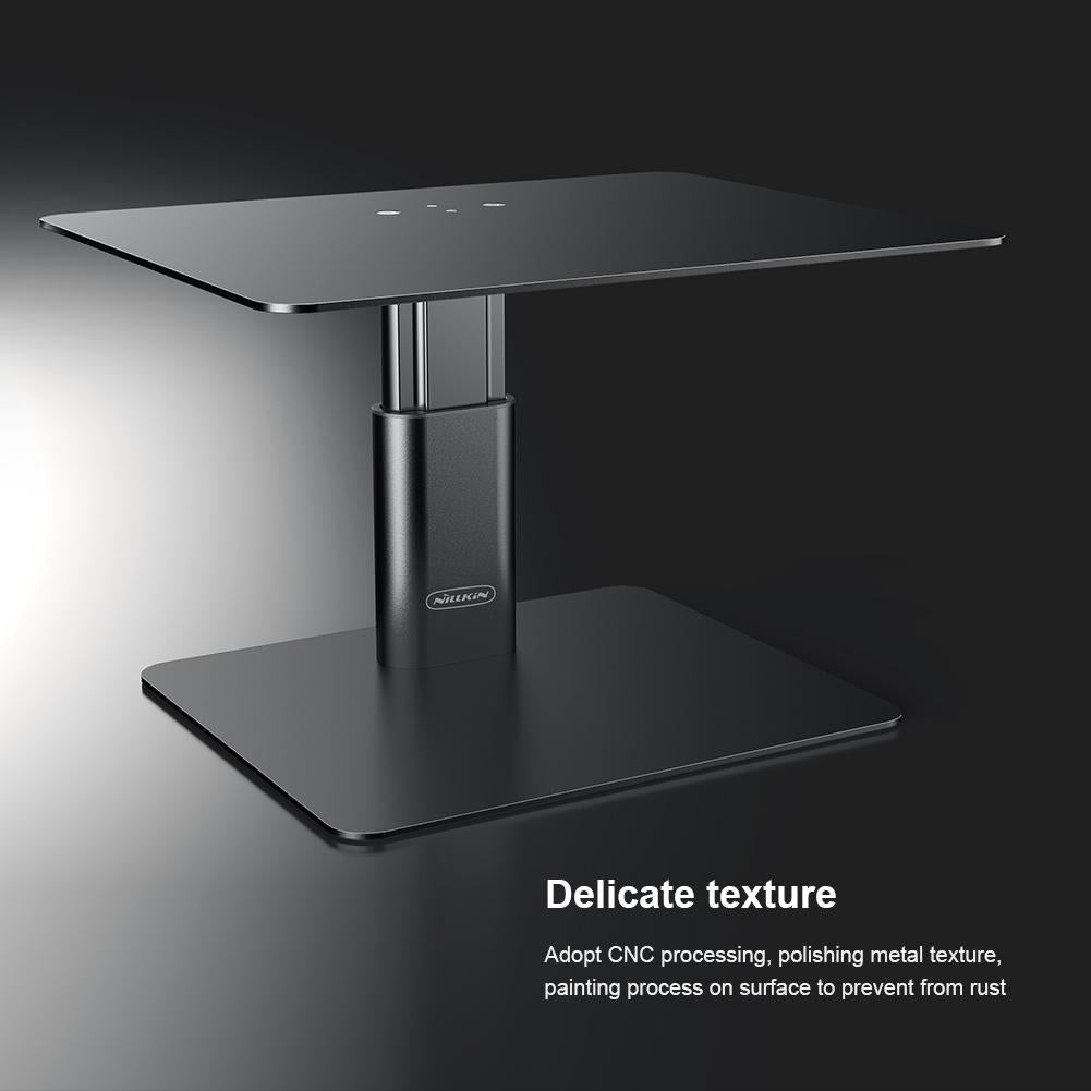 Adjustable Laptop & Monitor Desk Stand – Ergonomic Riser for Home or Office Setup – Black (Model: EDA0011511)