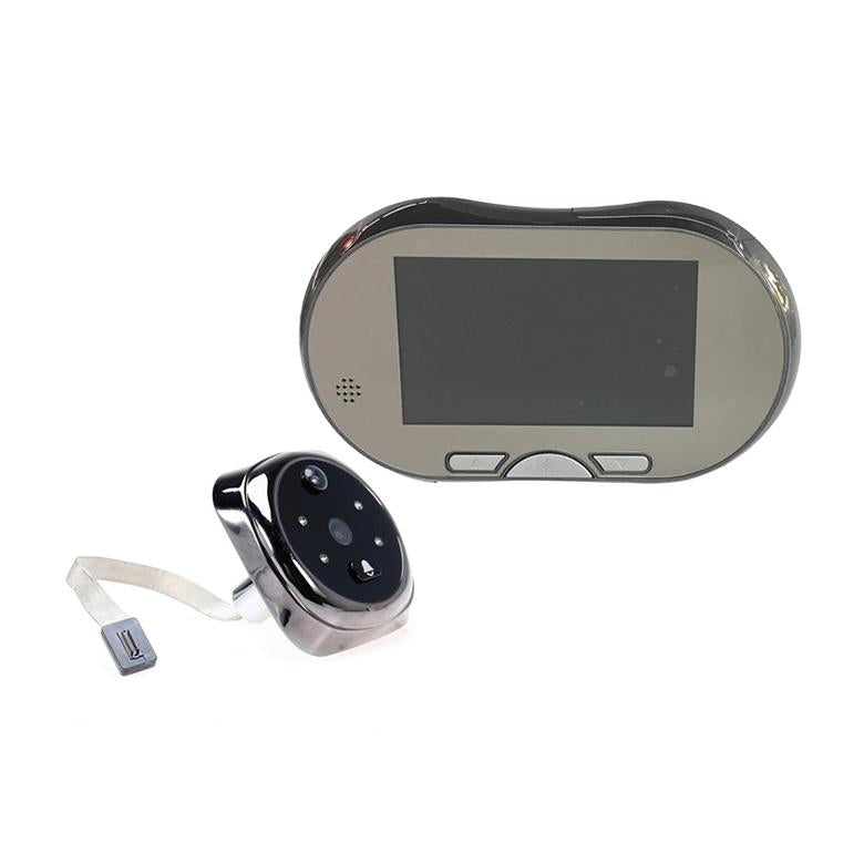 Smart Doorbell with 4.3” Color Display & 2.0MP Camera – Video Doorbell with Two-Way Audio and Motion Detection
