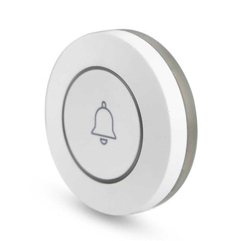 Compact Anti-Theft Wireless Doorbell Alarm – Button Triggered, Loud Siren Security Alert