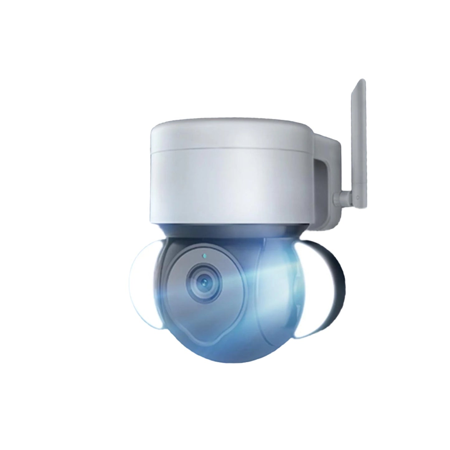 Smart Security Floodlight Camera – 4MP HD Resolution, Two-Way Audio, Motion Detection & Night Vision for Outdoor Surveillance