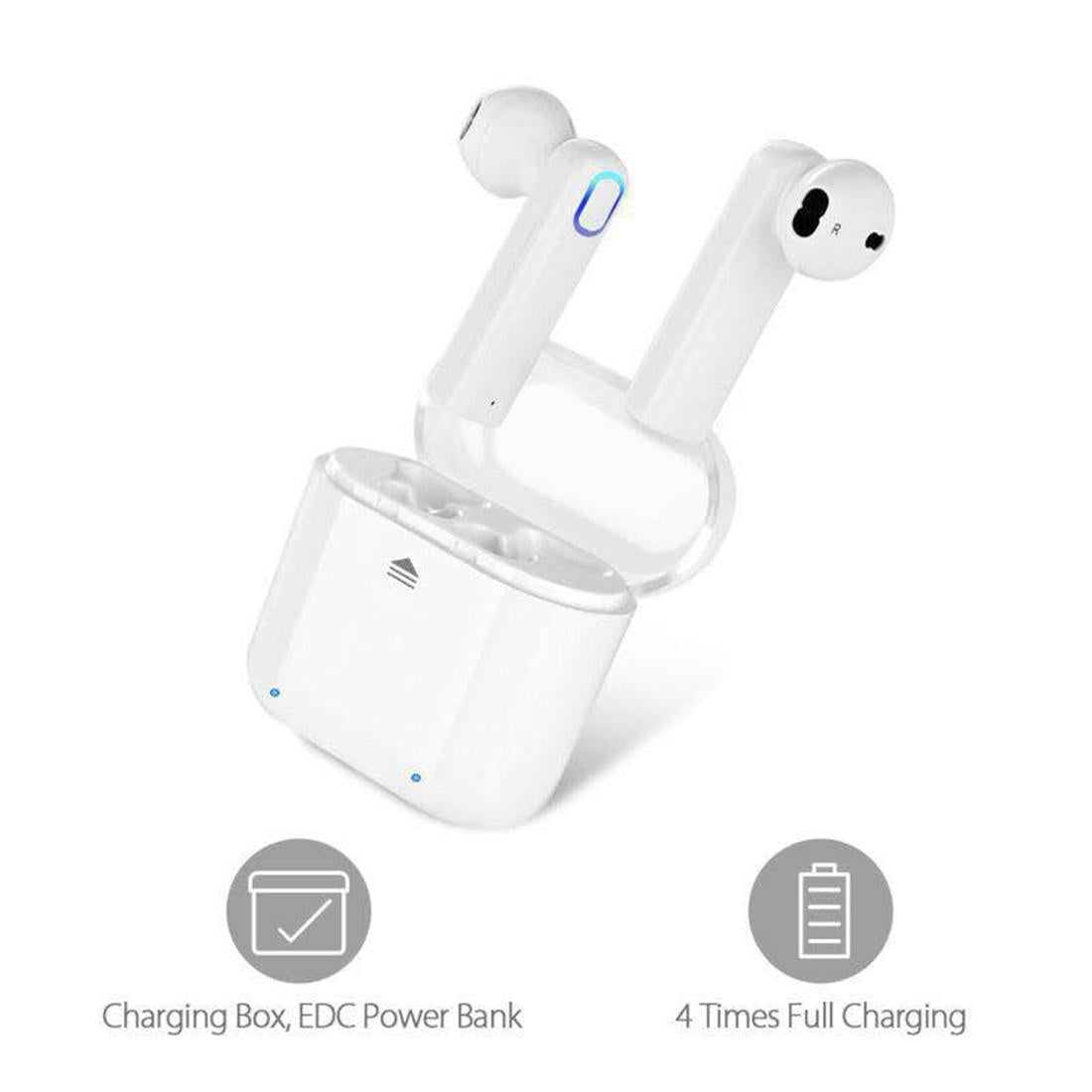 Bluetooth Wireless In-Ear Earbuds for Smartphones – Compact & Comfortable, Hi-Fi Sound