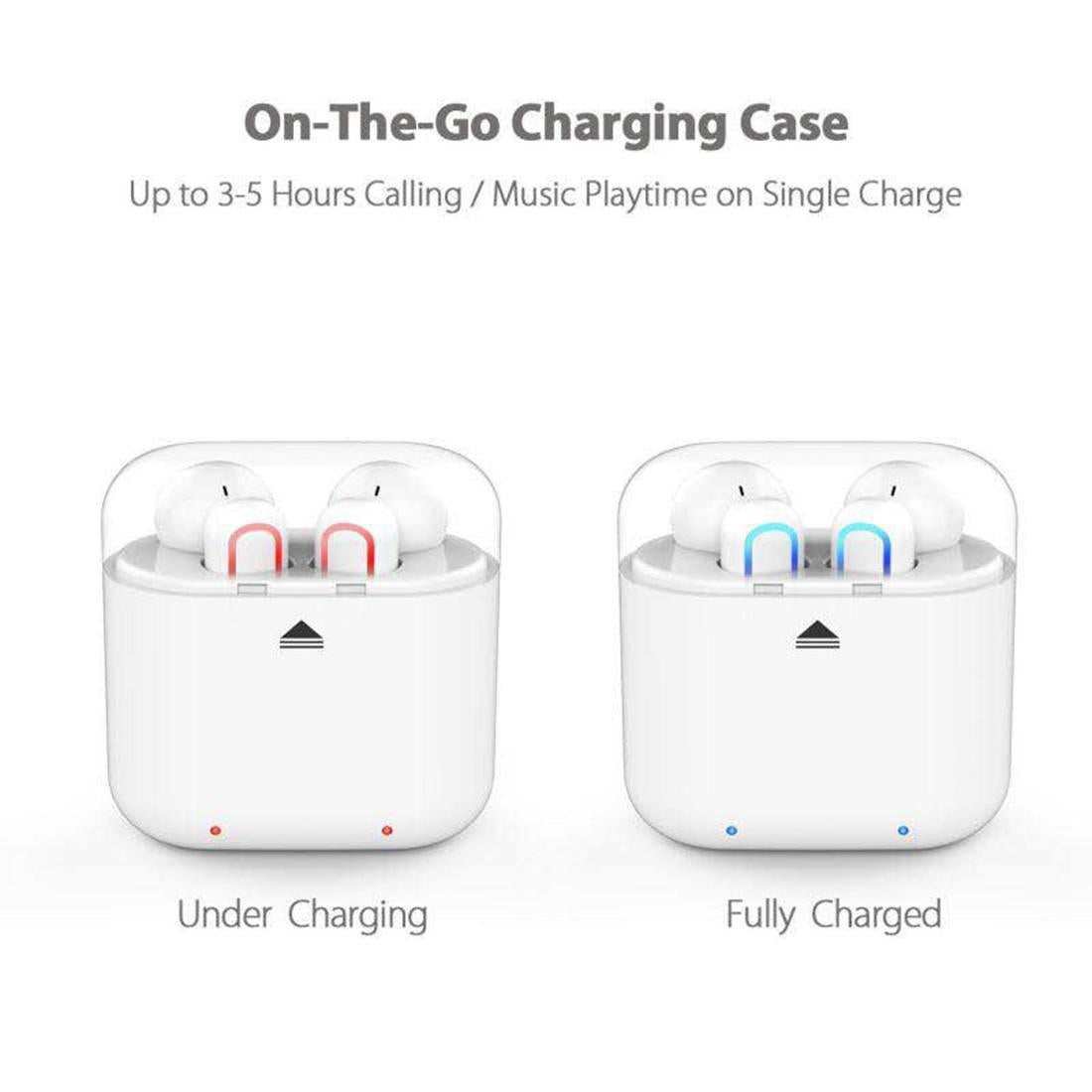 Bluetooth Wireless In-Ear Earbuds for Smartphones – Compact & Comfortable, Hi-Fi Sound