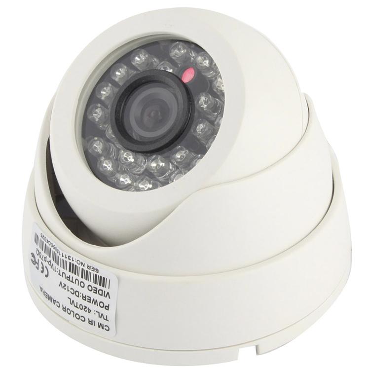 24 LED Infrared Security Camera – 3.6mm Lens, 20M Night Vision, Weatherproof ABS Housing