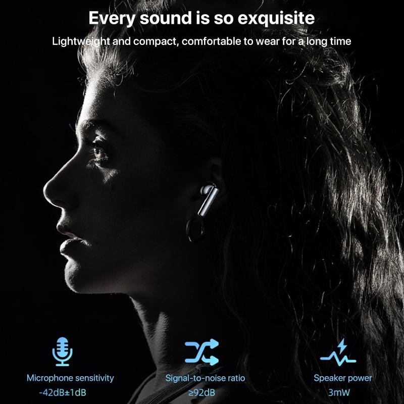 Wireless Bluetooth 5.0 Earphones with ANC & LED Display – Active Noise Cancelling, Hi-Fi Sound, Long Battery Life