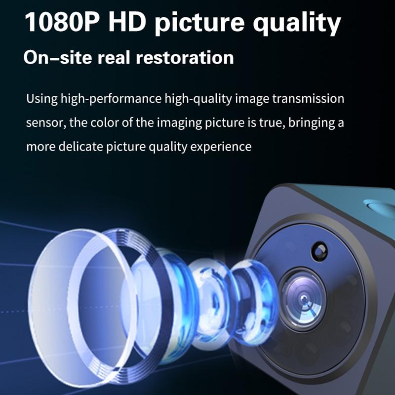 Wireless Home Security Camera – Night Vision, Two-Way Intercom, Motion Detection, WiFi Surveillance