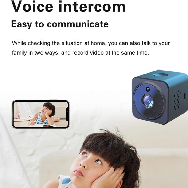 Wireless Home Security Camera – Night Vision, Two-Way Intercom, Motion Detection, WiFi Surveillance