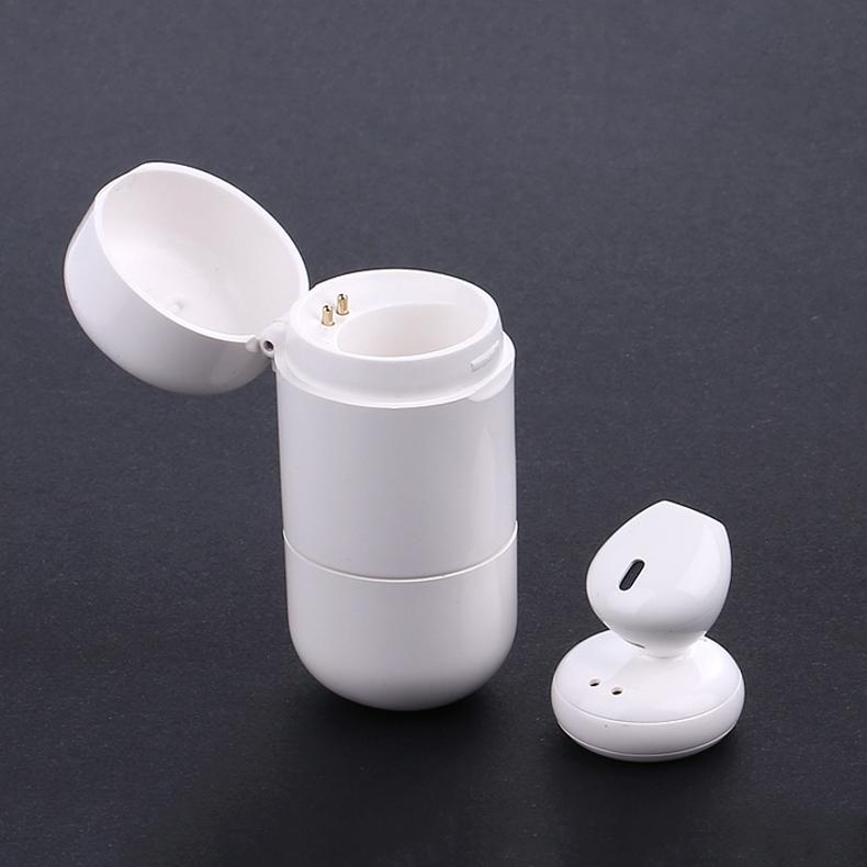 Mini Bluetooth 4.2 In-Ear Stereo Earphone with Charging Box – Single-Ear Wireless Headset